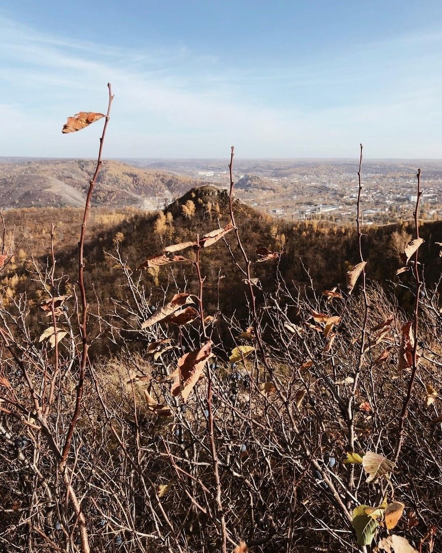 Гора отважная Самарская лука ноябрь