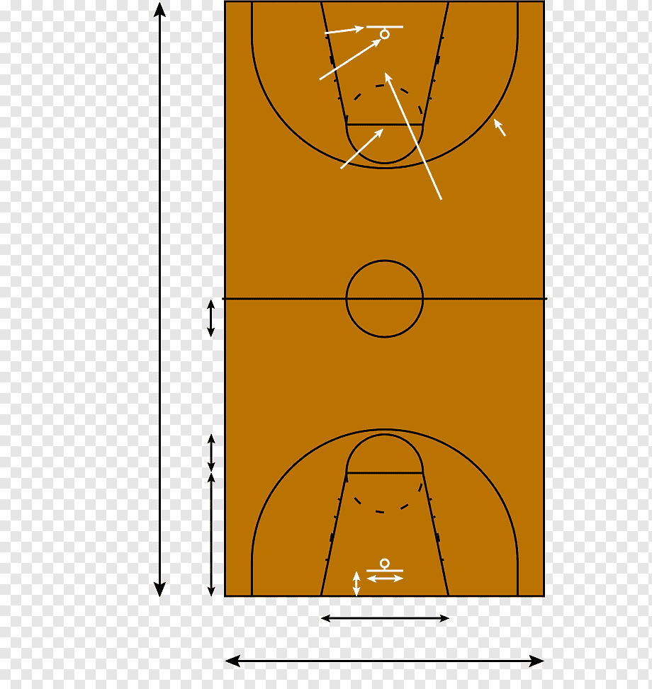 Баскетбол площадка схема