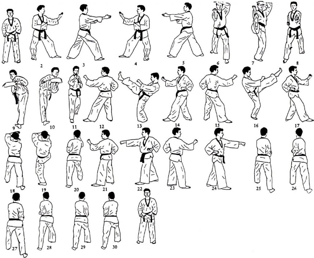 Тхэквондо 4 пумсе