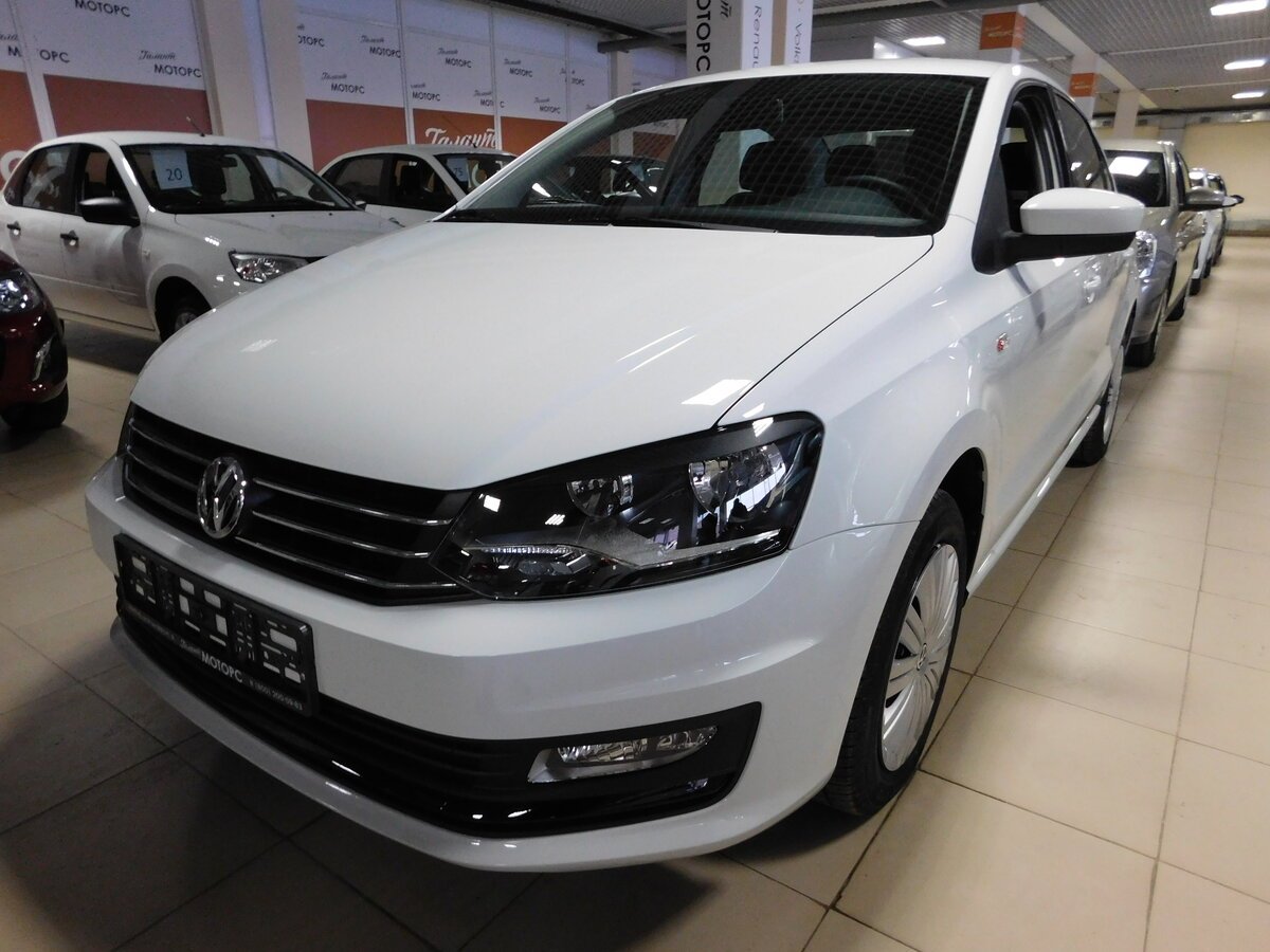 Volkswagen Polo 2018 белый