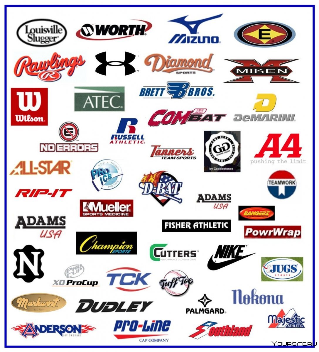 Логотипы брендов обуви и их названия