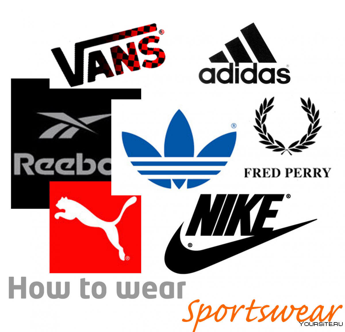 Все логотипы кроссовок