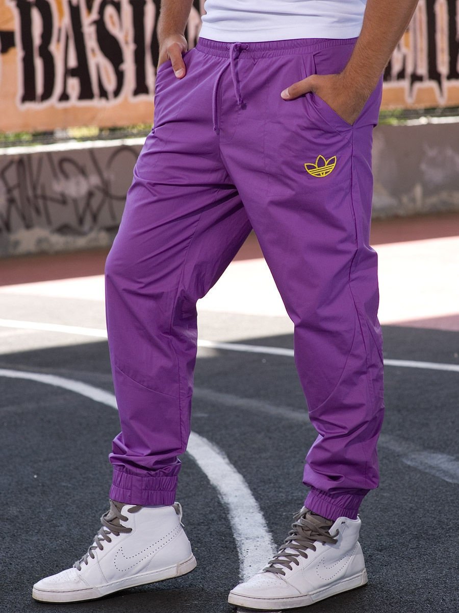 Adidas фиолетовые штаны e198