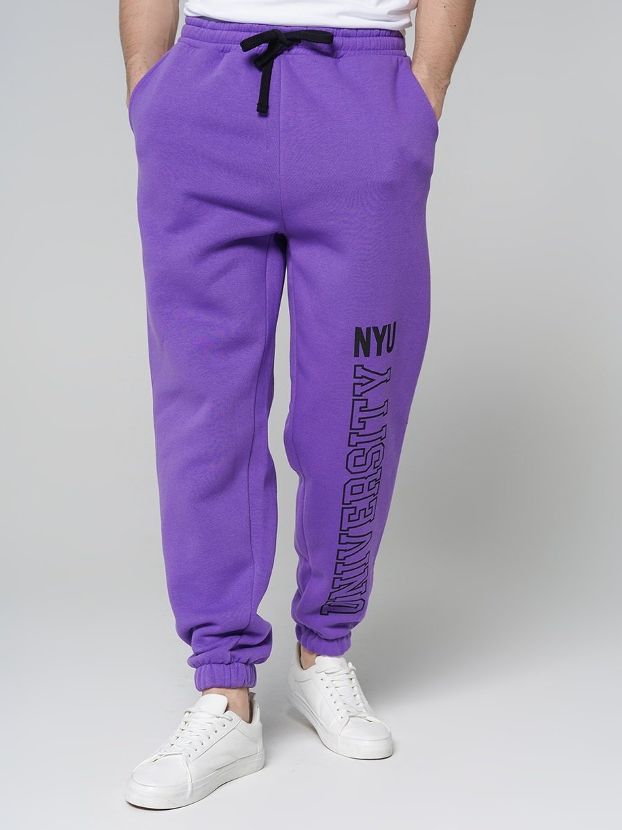 Фиолетовые спортивные штаны HM