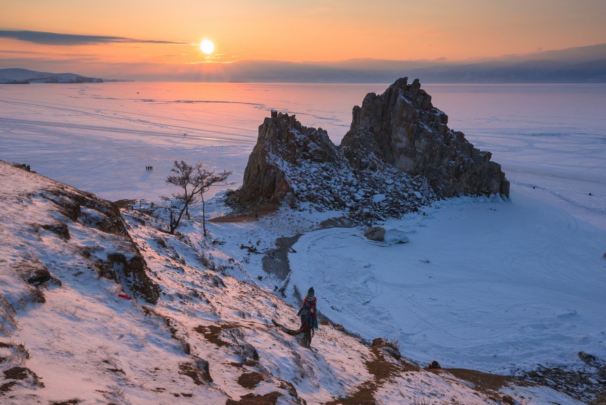Зимний Байкал остров Ольхон