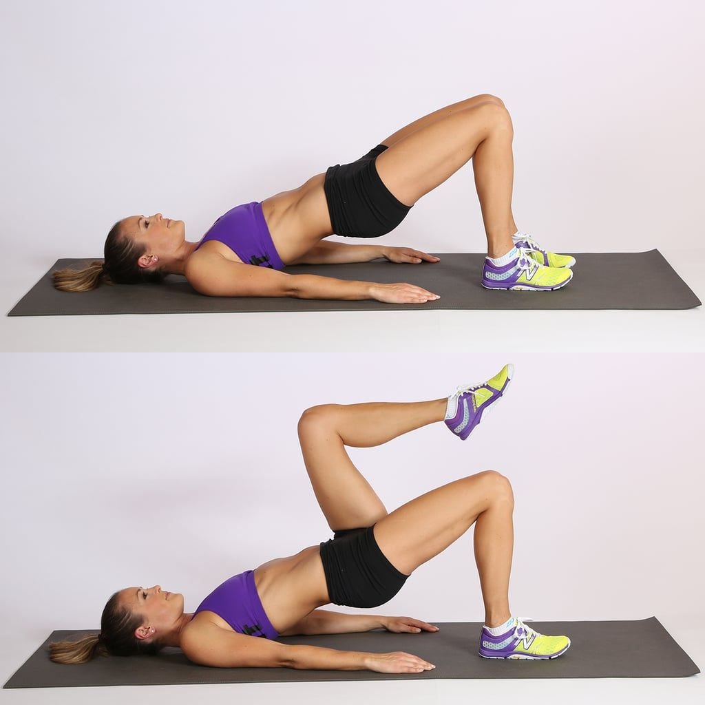 Упражнение ягодичный мостик