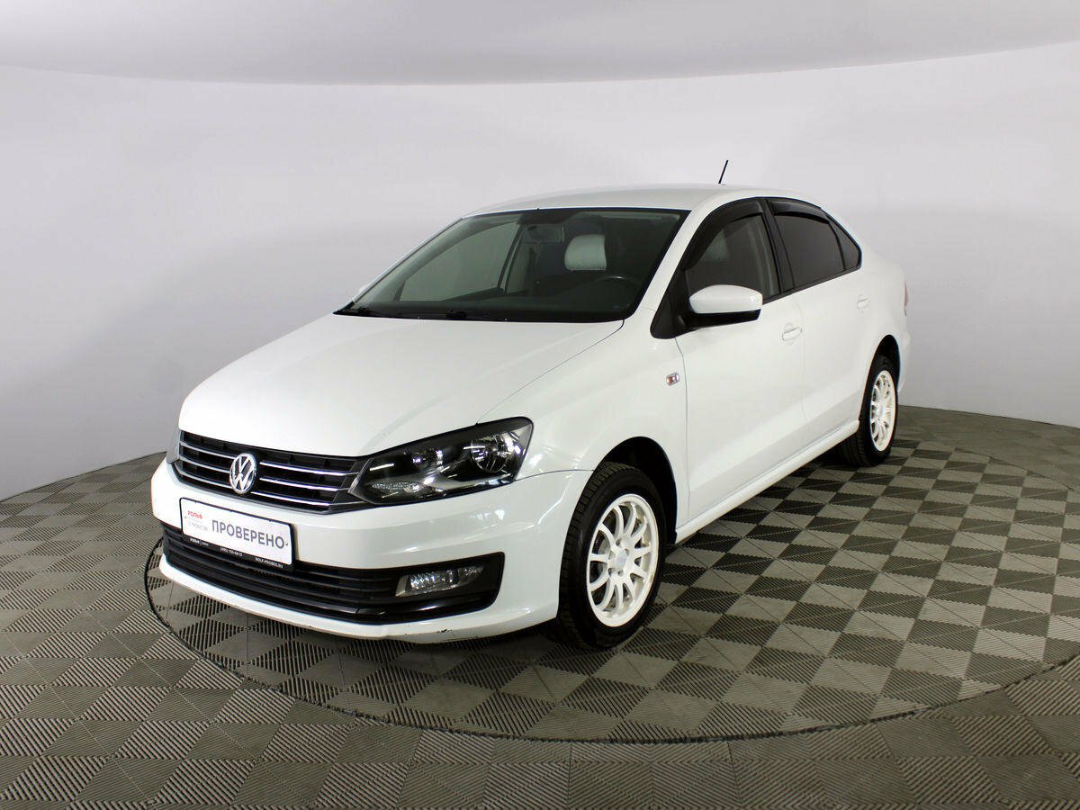 Volkswagen Polo sedan 2015 белый