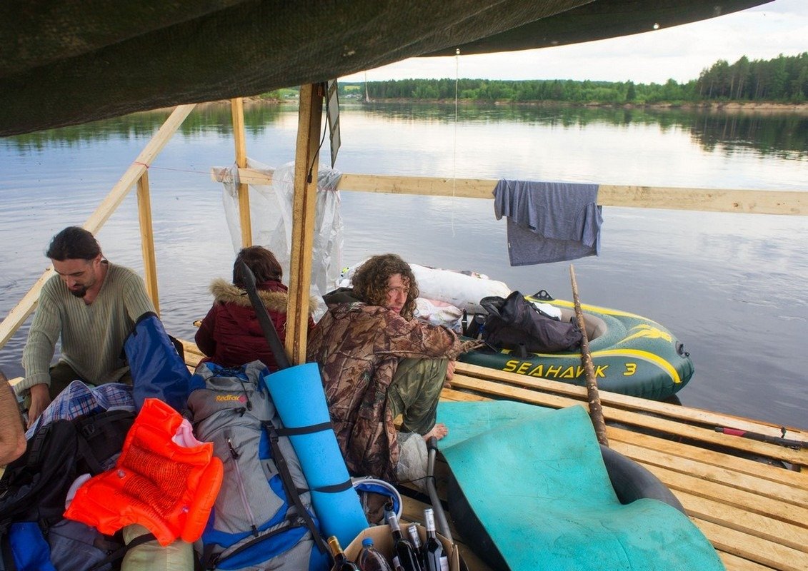 Сплав на плоту по рекам Беларуси