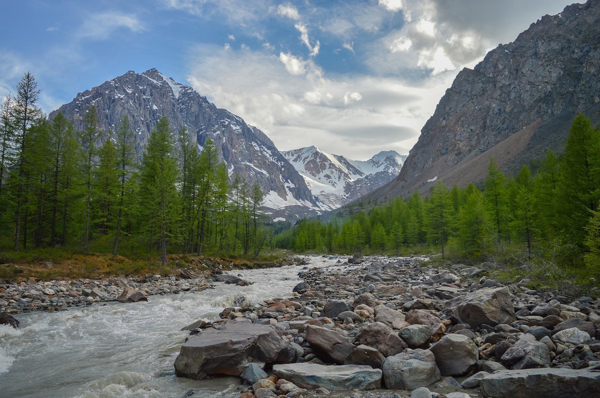 Река Актру горный Алтай
