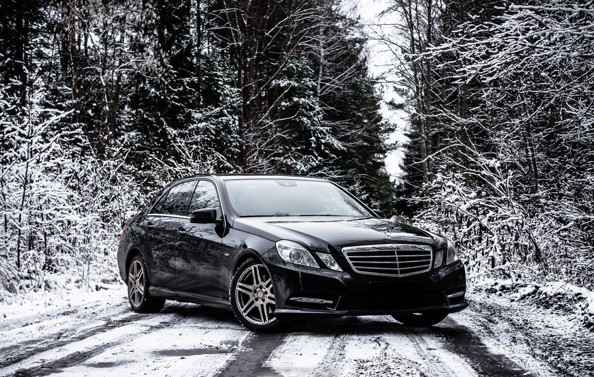 Mercedes Benz AMG зима