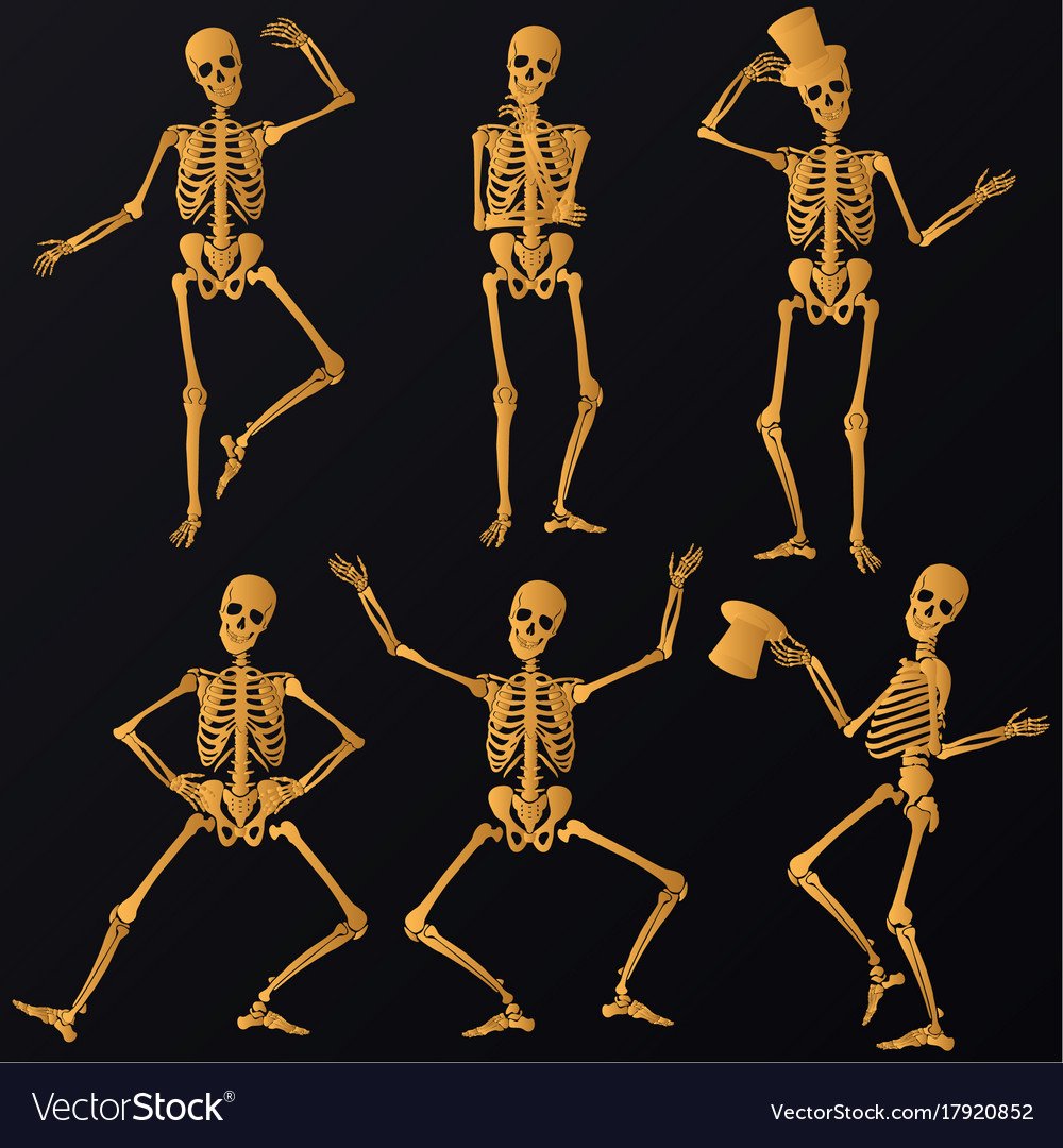 Скелет танцует схема