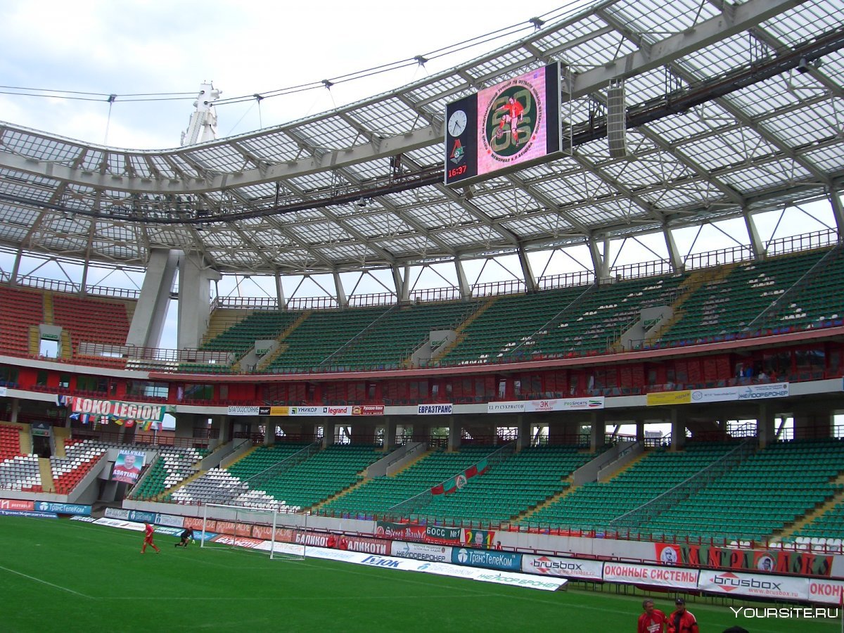 Стадион Локомотив Москва вид сверху