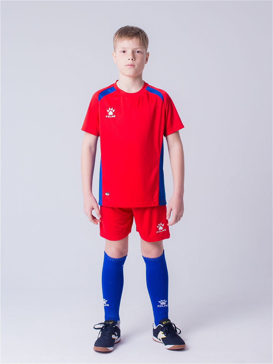KELME / футбольная форма детская / футбольный костюм short Sleeve Football Kid Set