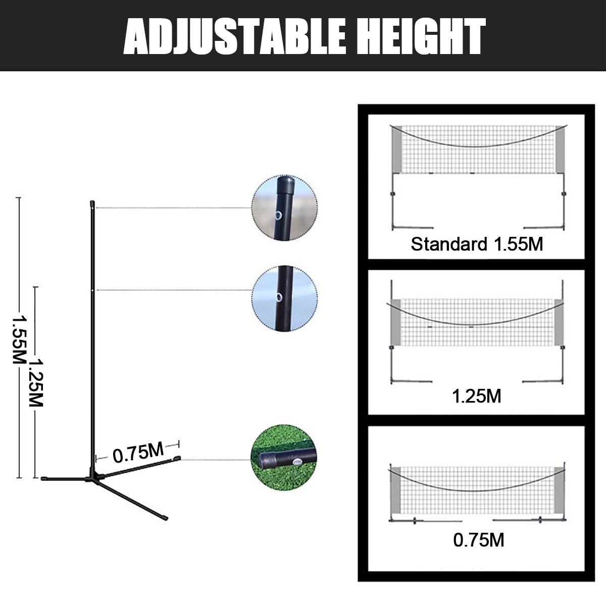 Волейбол высота сетки для мужчин и женщин. Волейбольная сетка Размеры стандарт. Стандарт сетки в волейболе. Высота стойки для волейбольной сетки. Размер антенны для волейбольной сетки.