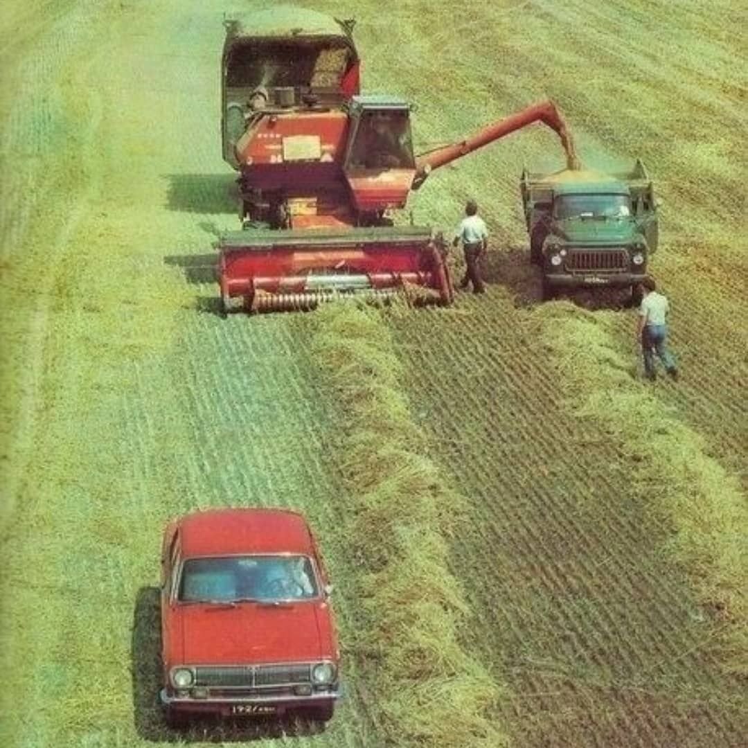 Механизаторы в колхозе