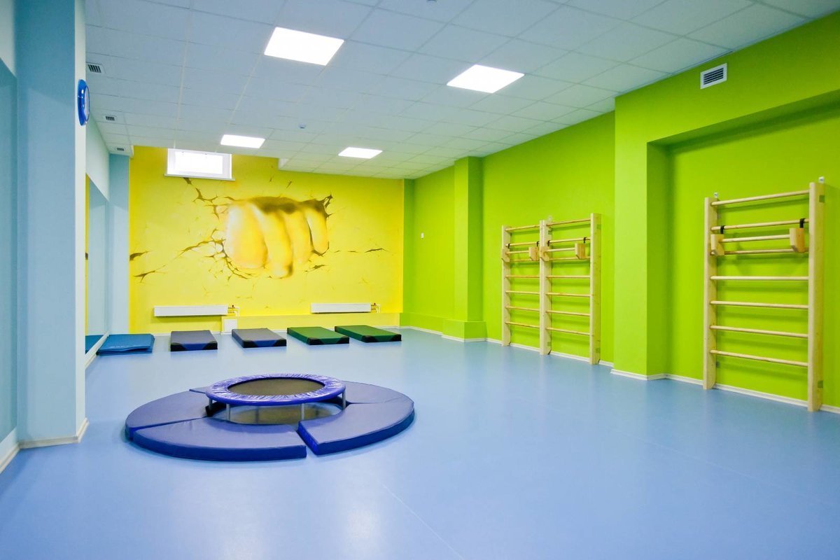 Физкультурный зал в детском саду