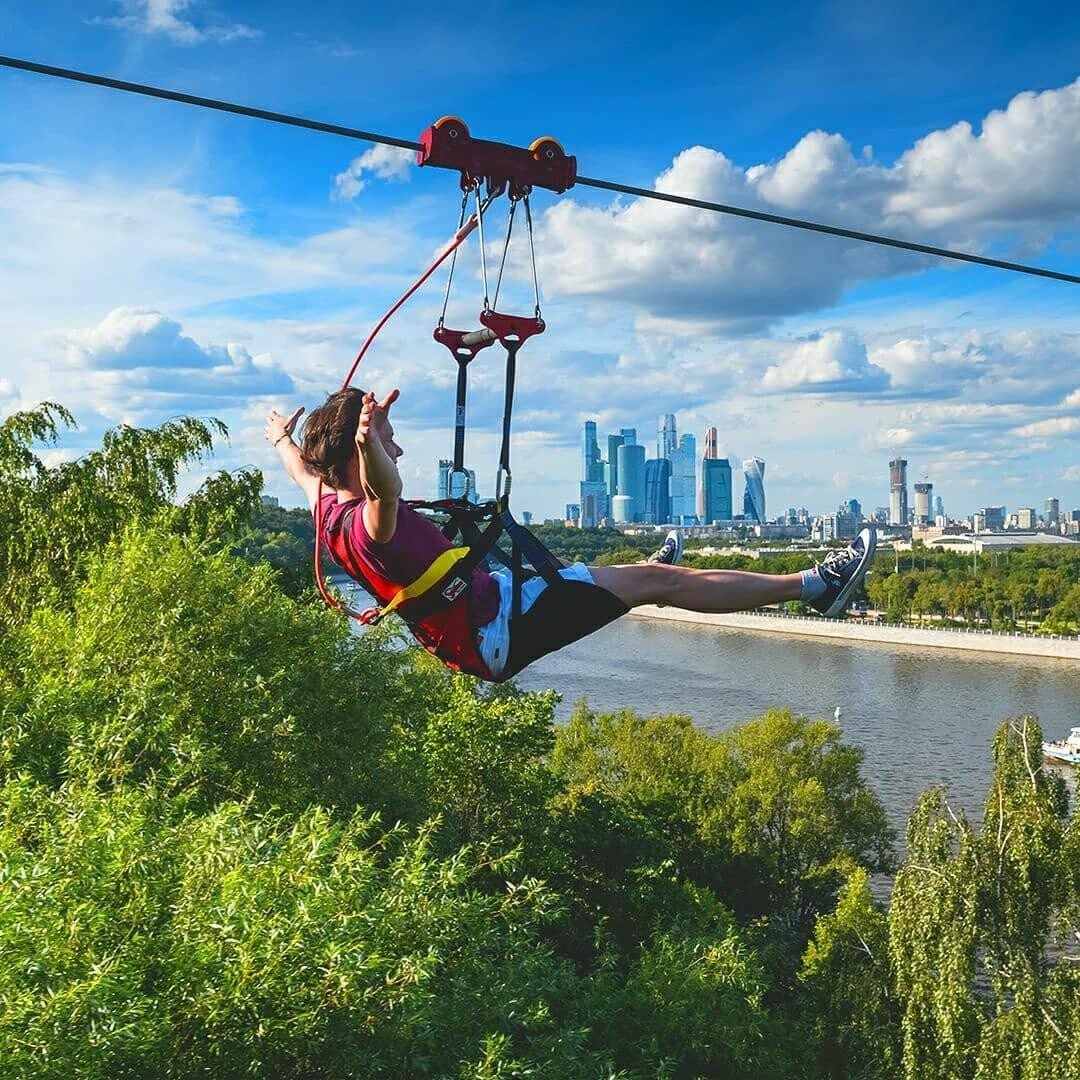 Воробьёвы горы зиплайн