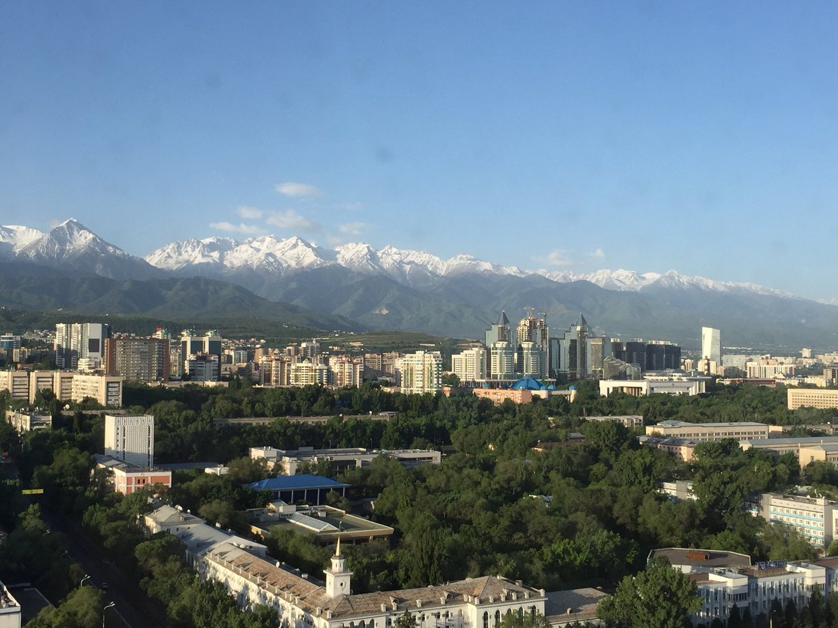 Город Алматы Казахстан горы