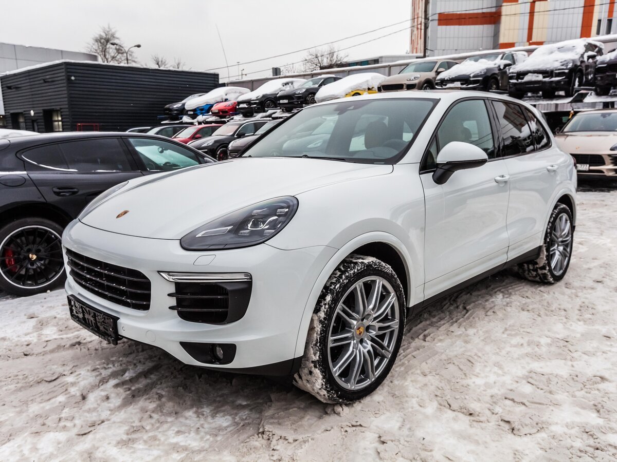 Porsche Cayenne II Рестайлинг (958) Diesel белый