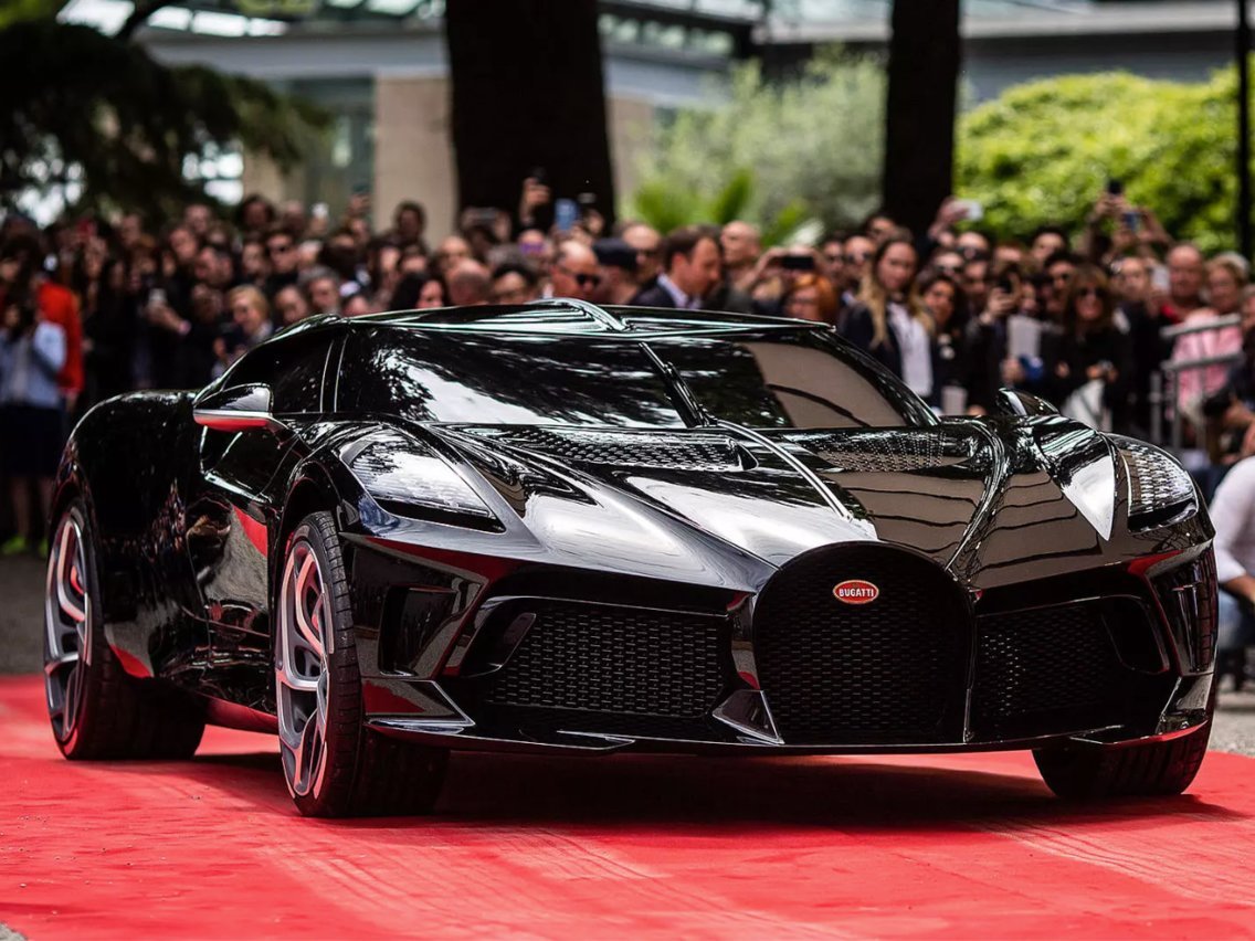 Bugatti за 1 200 000 000 la voiture noire