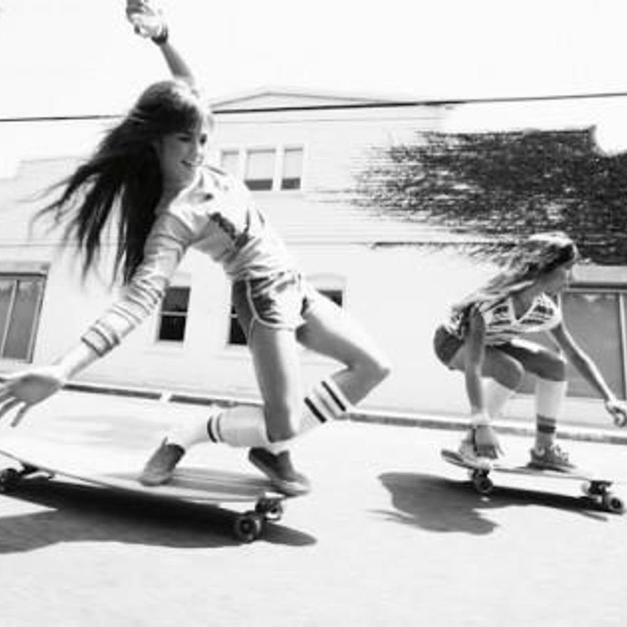 Фотосессия на роликах девушка