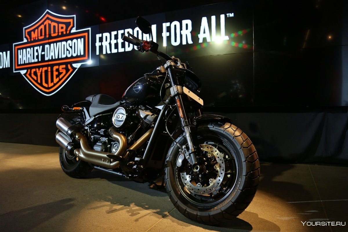 Harley Davidson fat Bob обои