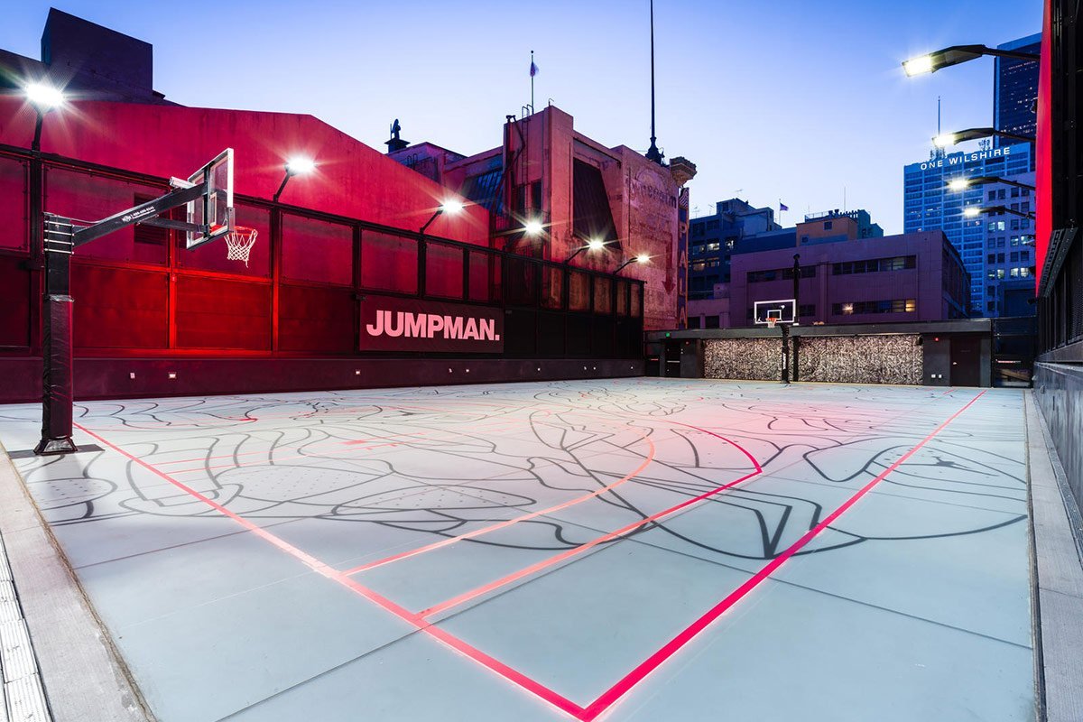 Баскетбольная площадка в Нью Йорке