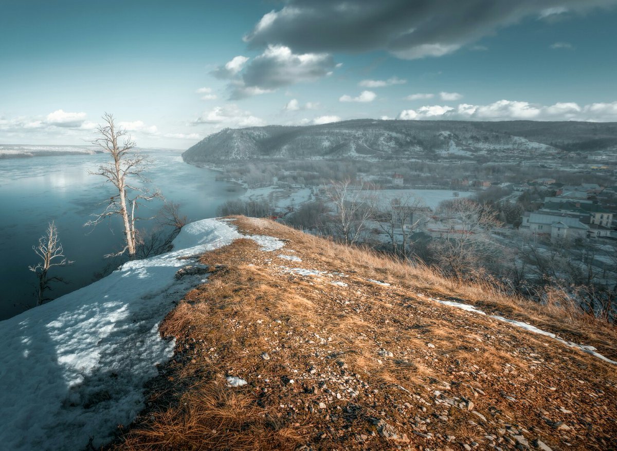 Лысая гора Самарская лука зима