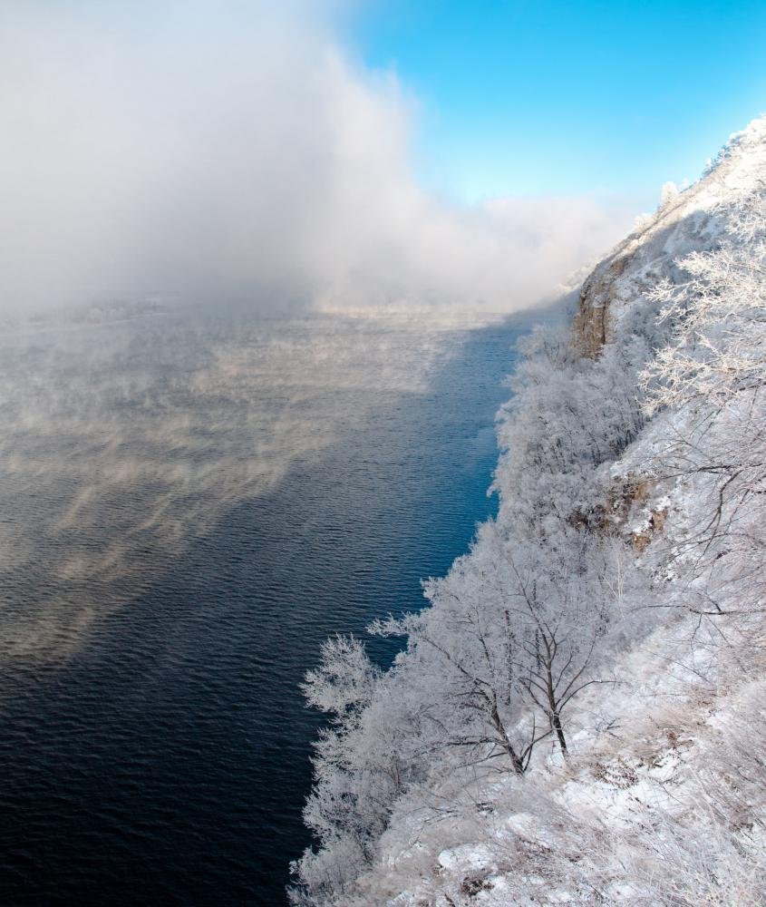 Жигулевск Тольятти горы зима