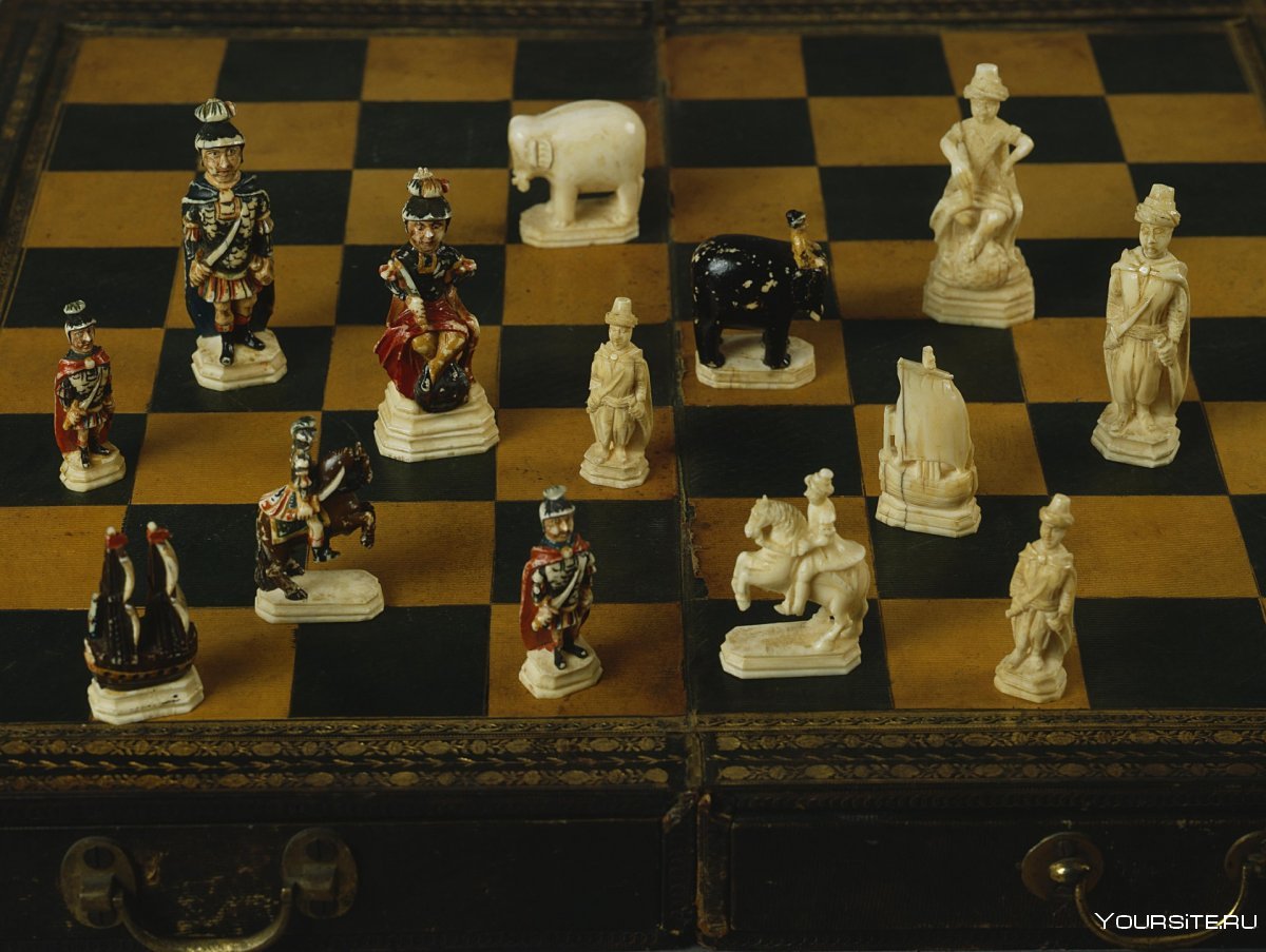Старинные шахматы в Эрмитаже