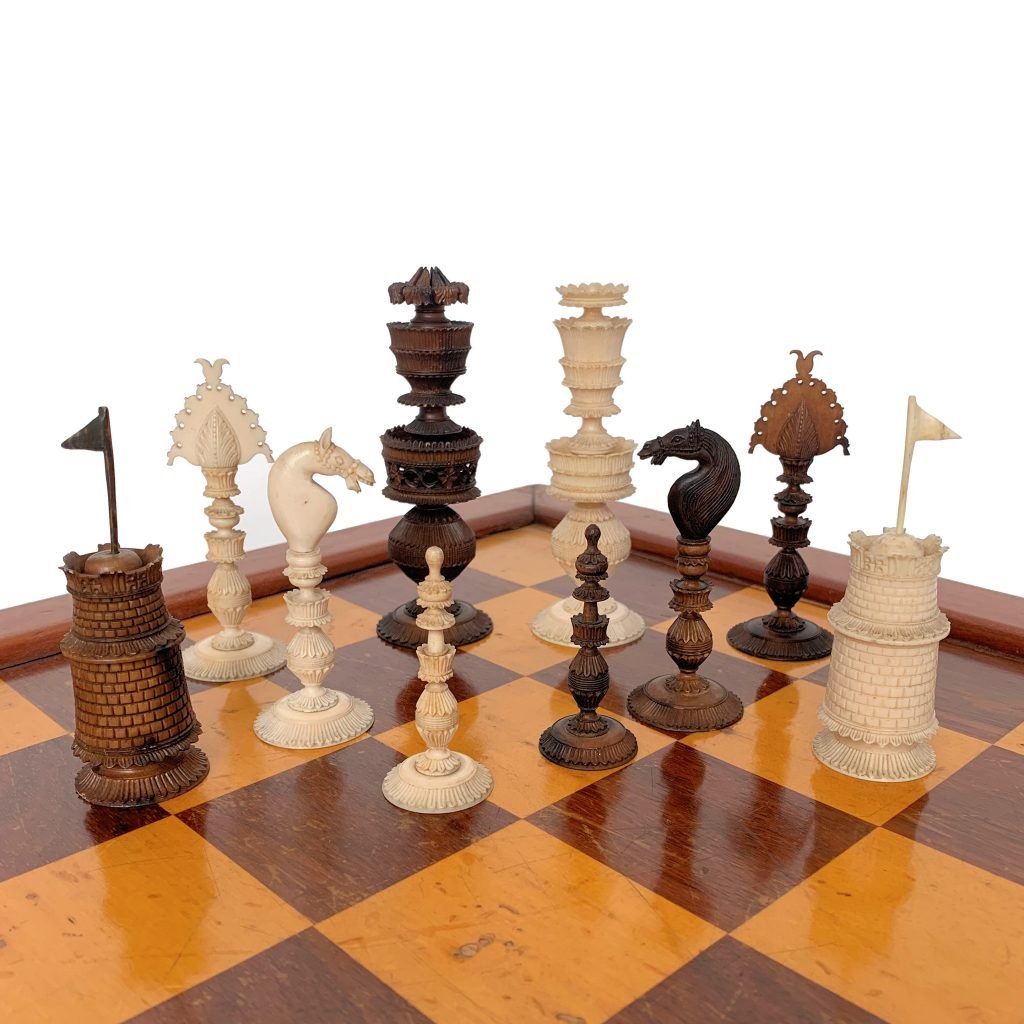 Шахматы нарды резные Рыцари