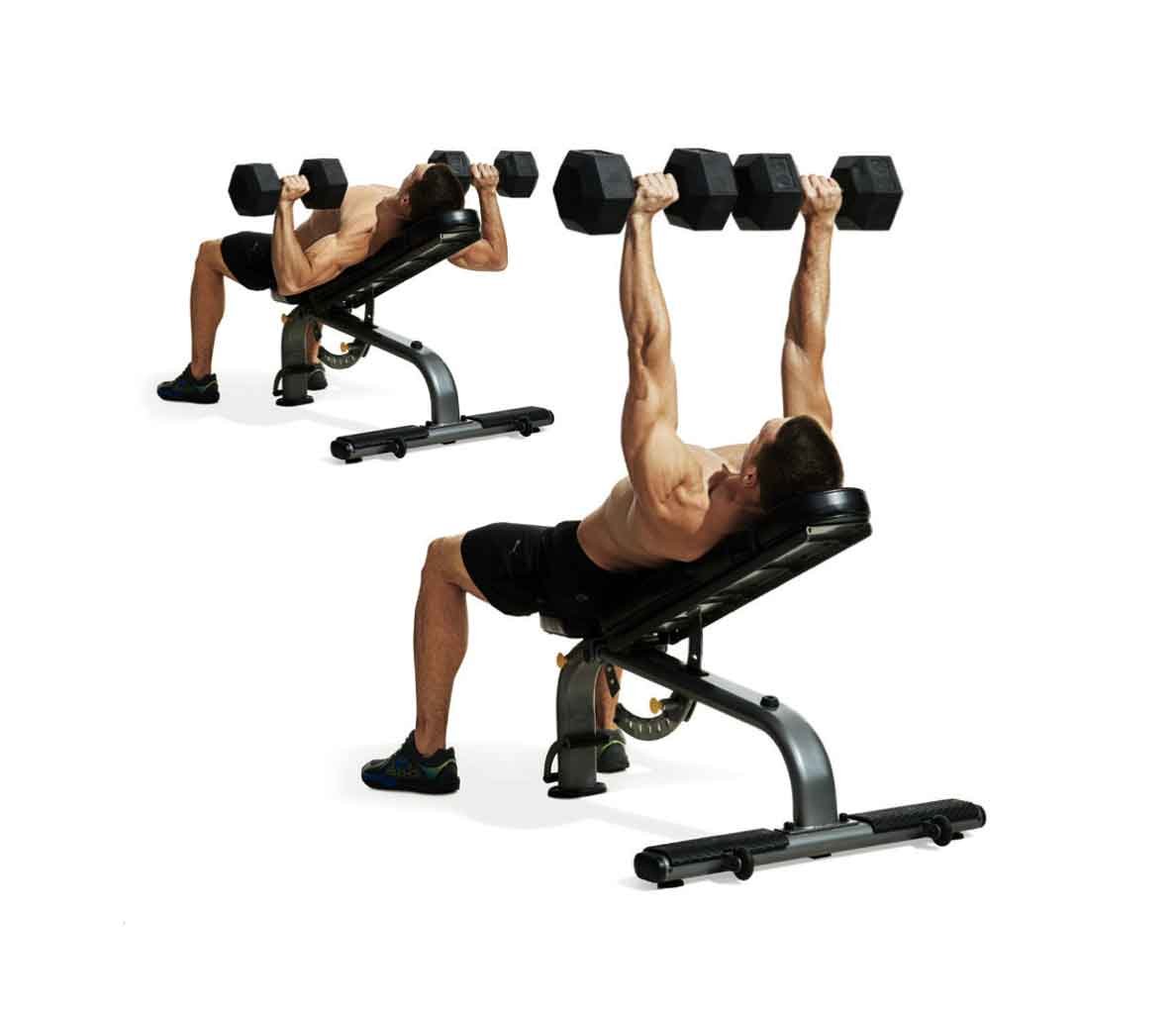 Incline Dumbbell Bench Press дома