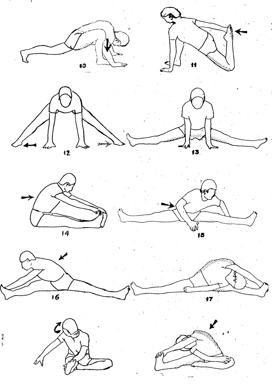 Как сесть на шпагат упражнения