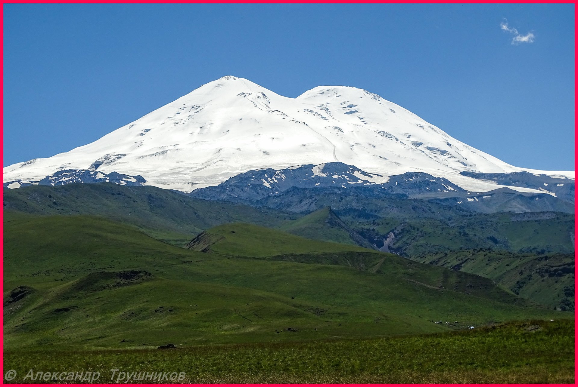 Кавказские горы Эльбрус Домбай