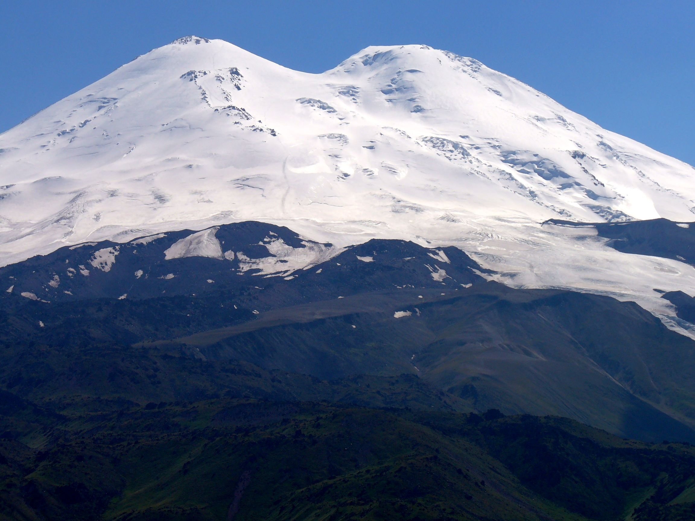 Кавказские горы Эльбрус