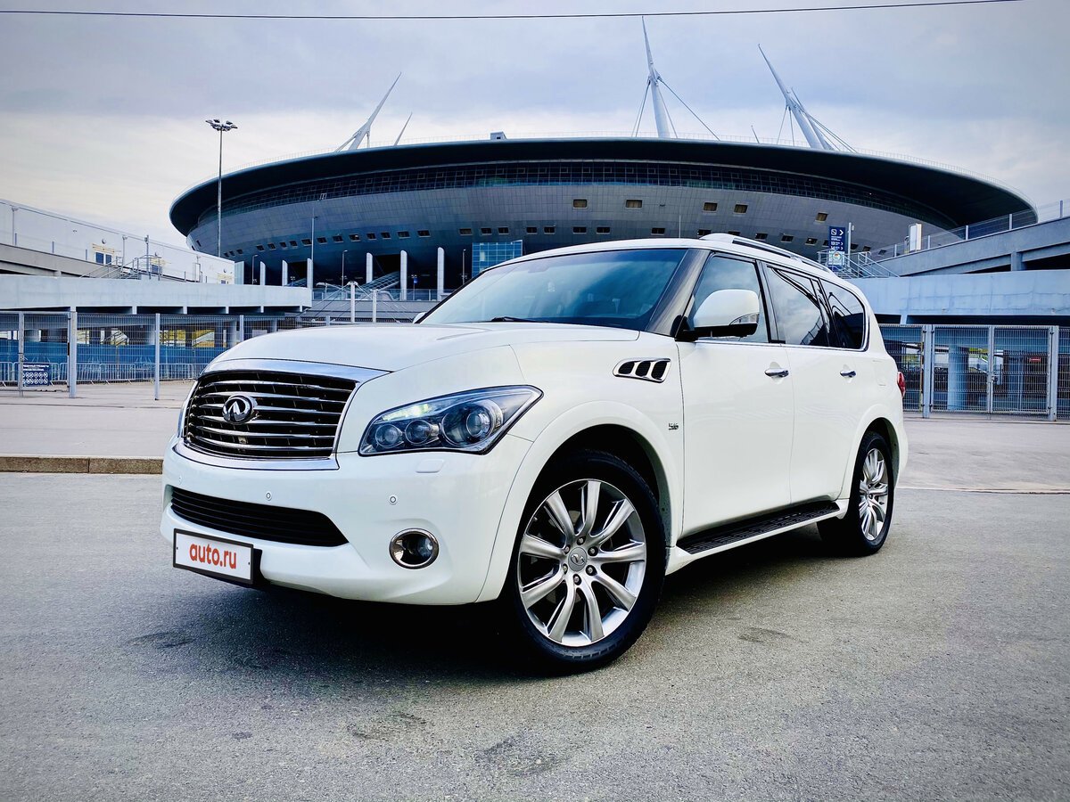 Инфинити qx56 2011 белый