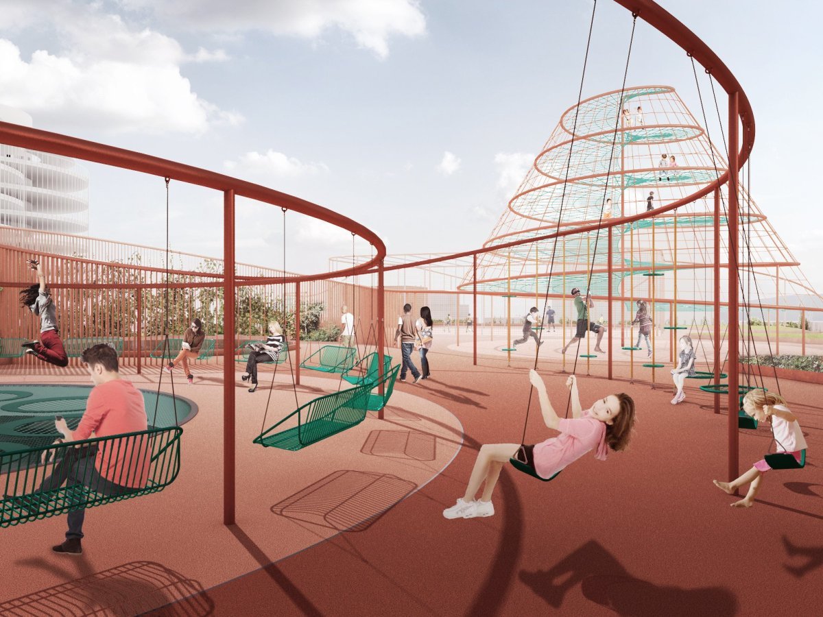 Jaja Architects детская площадка