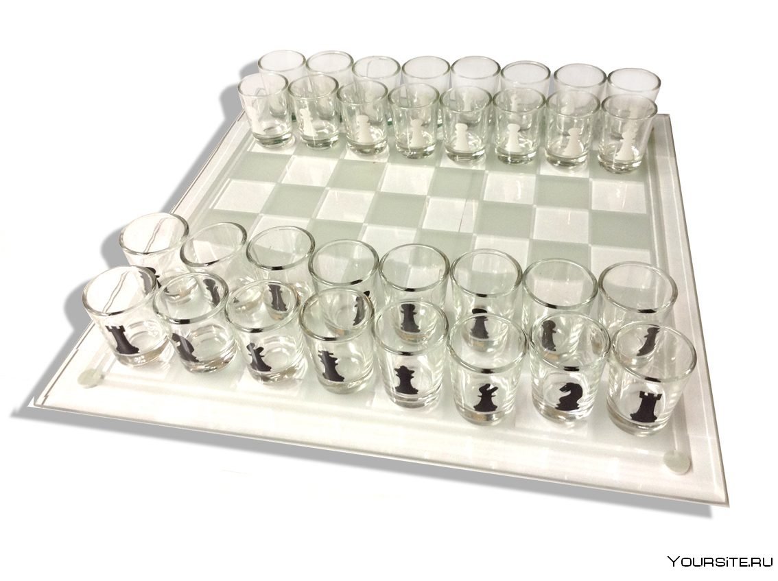 Подарочный набор "пьяные шахматы" (рюмки) :(086 l):