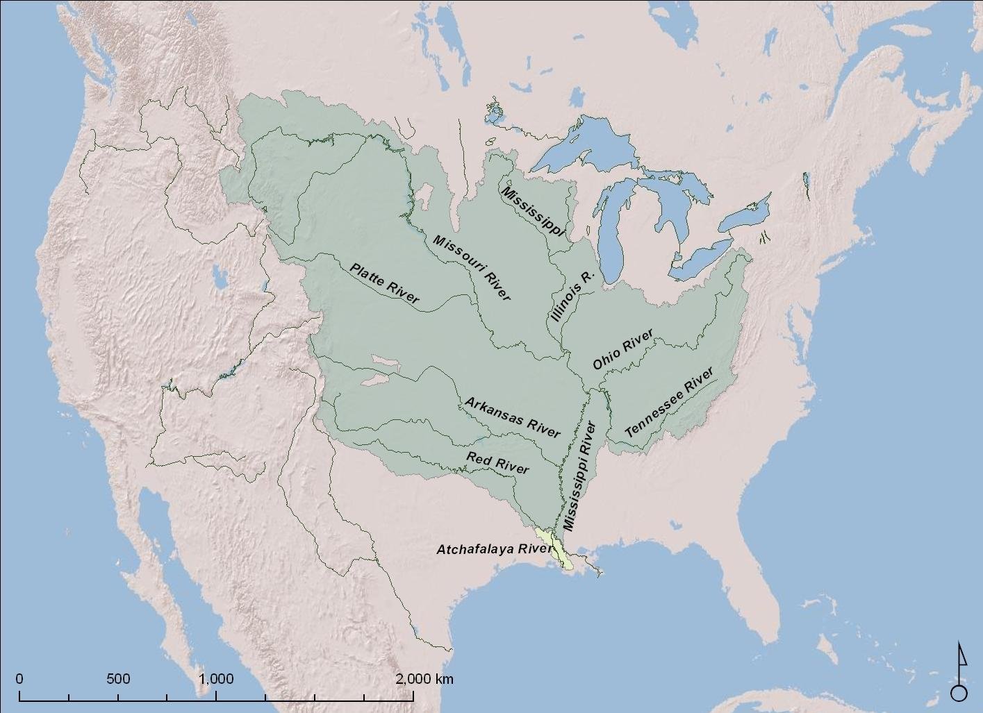 фото река колумбия на карте северной америки