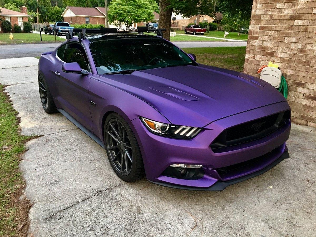 Ford Mustang gt 2015 фиолетовый