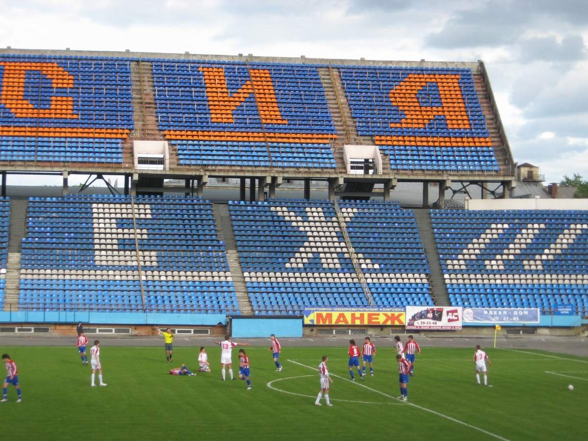 Центральный стадион Красноярск сектора