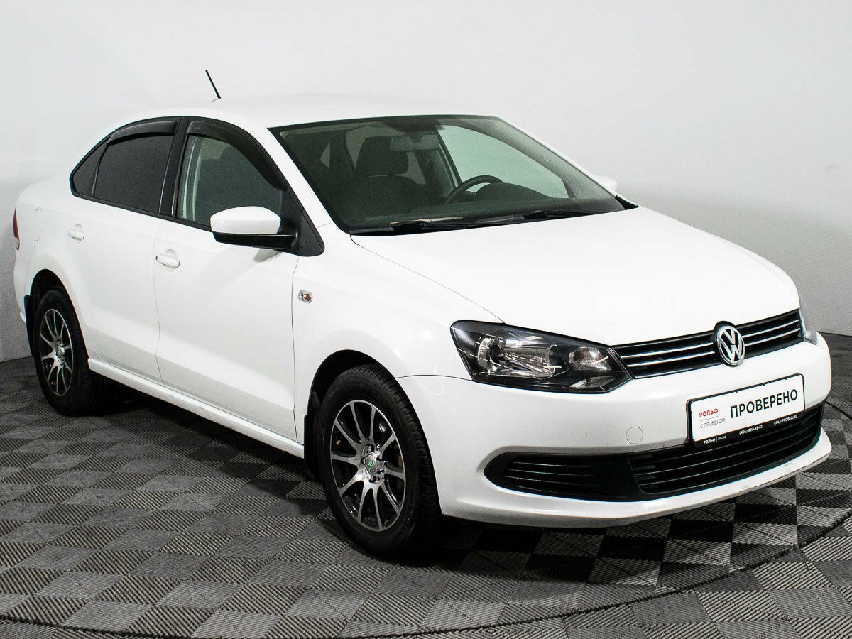 Volkswagen Polo 2013 белый