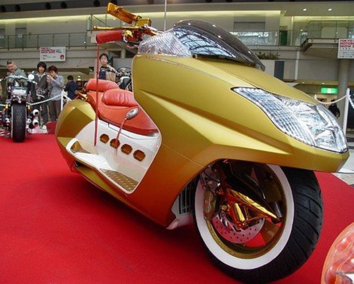 Японский макси скутер