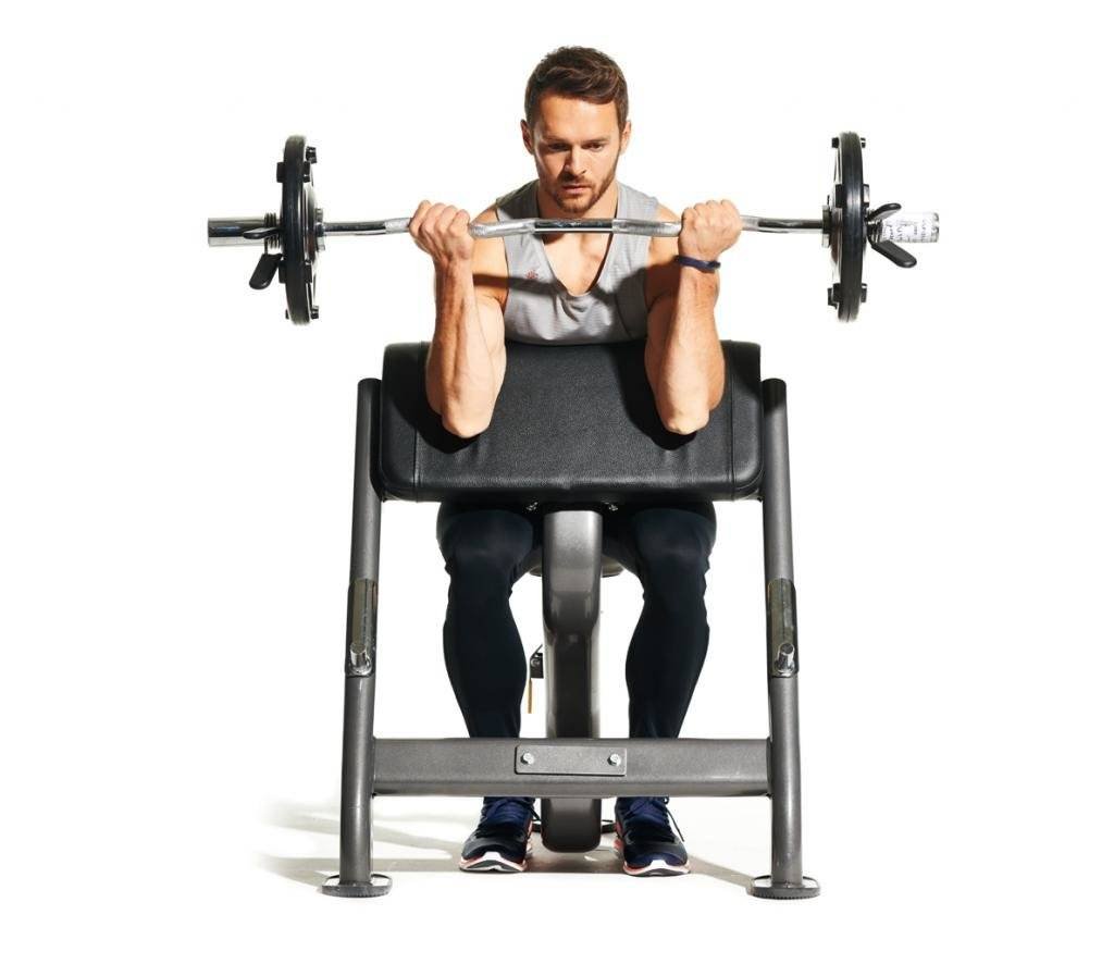 Dumbbell Preacher Curl