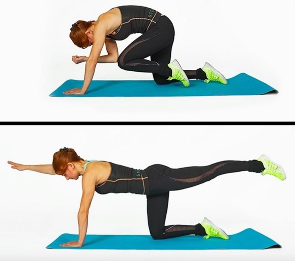 картинки упражнений для мышц спины