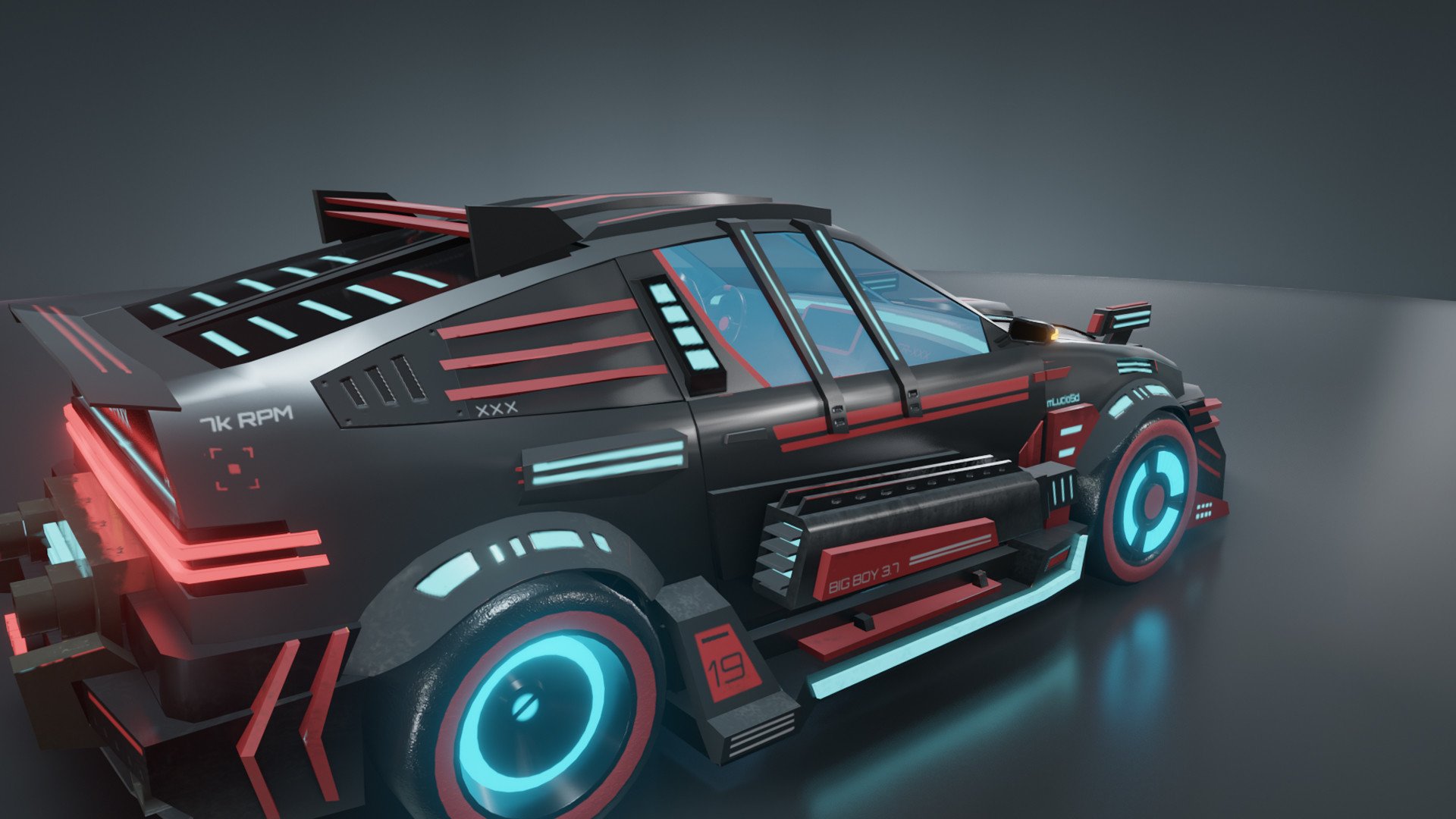 Cyberpunk быстрые машины