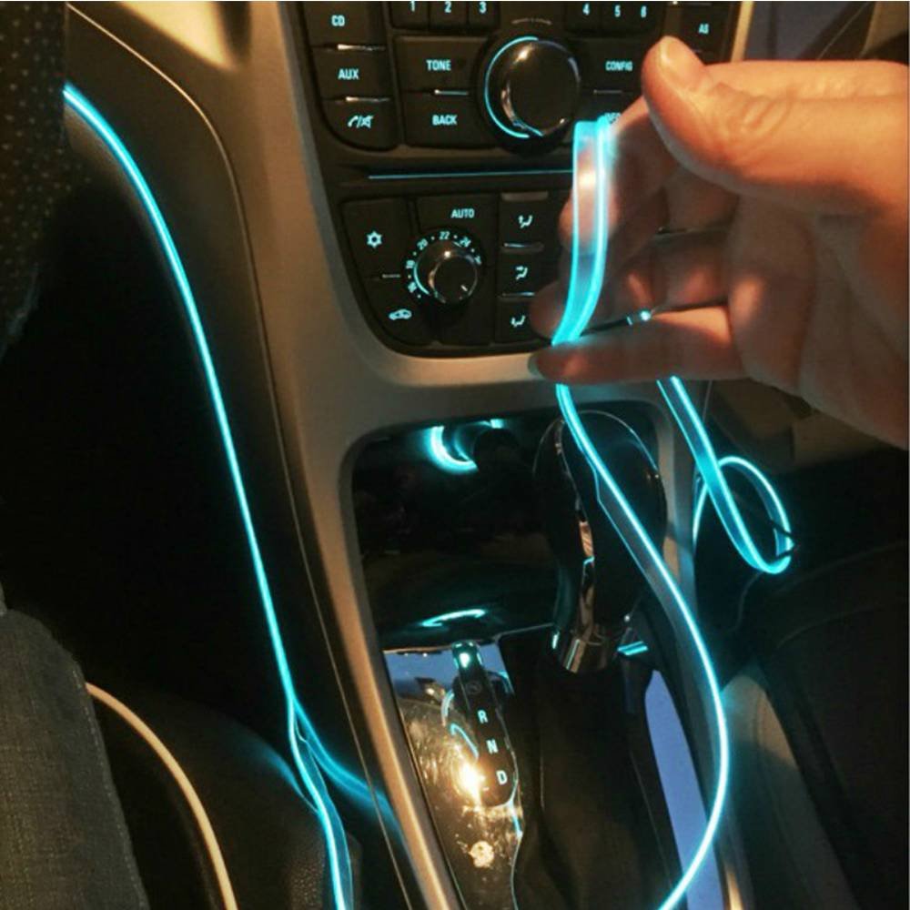 Молдинги для светодиодной подсветки в авто
