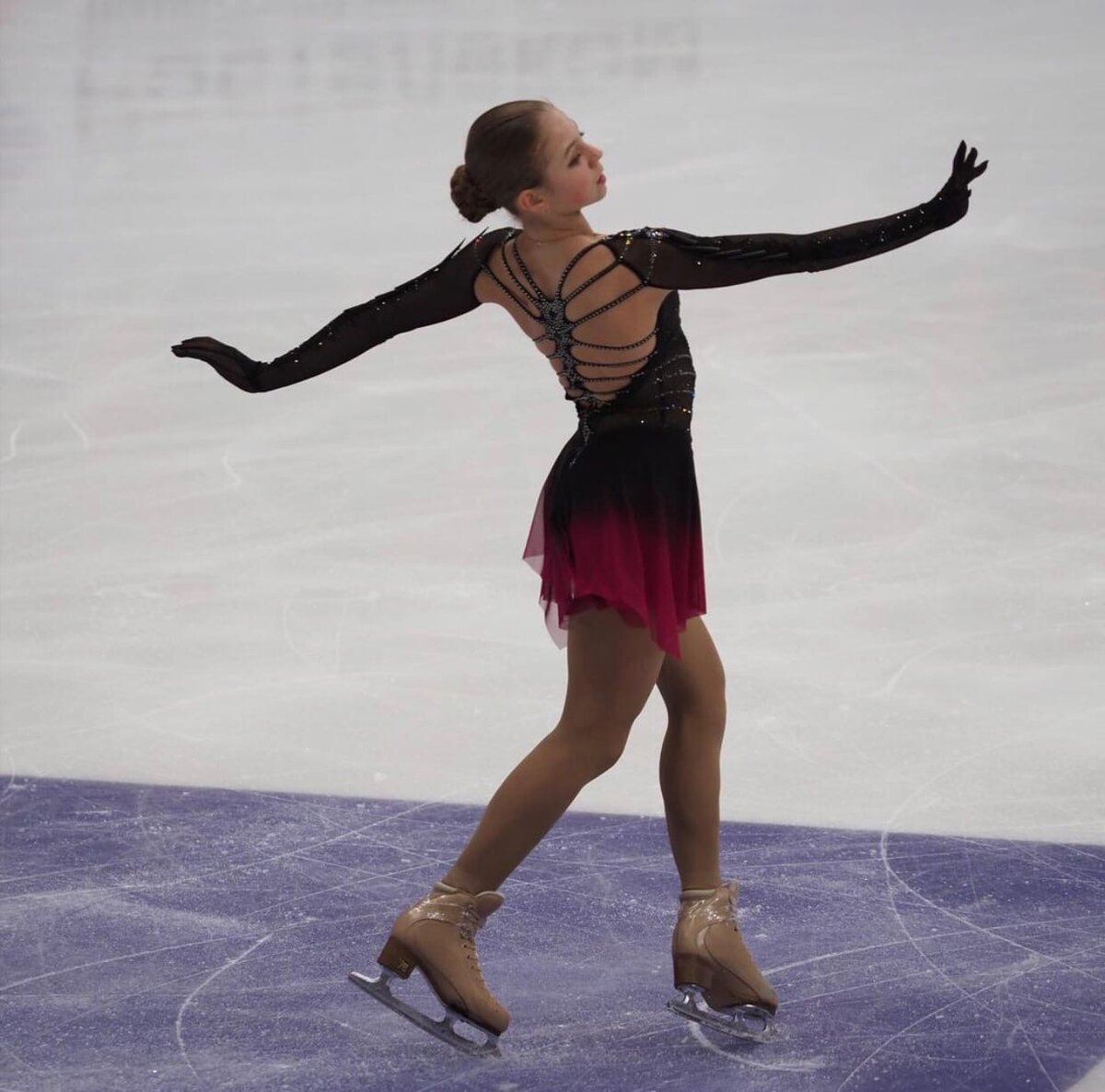 Чемпионат фигурное катание Саша Трусова