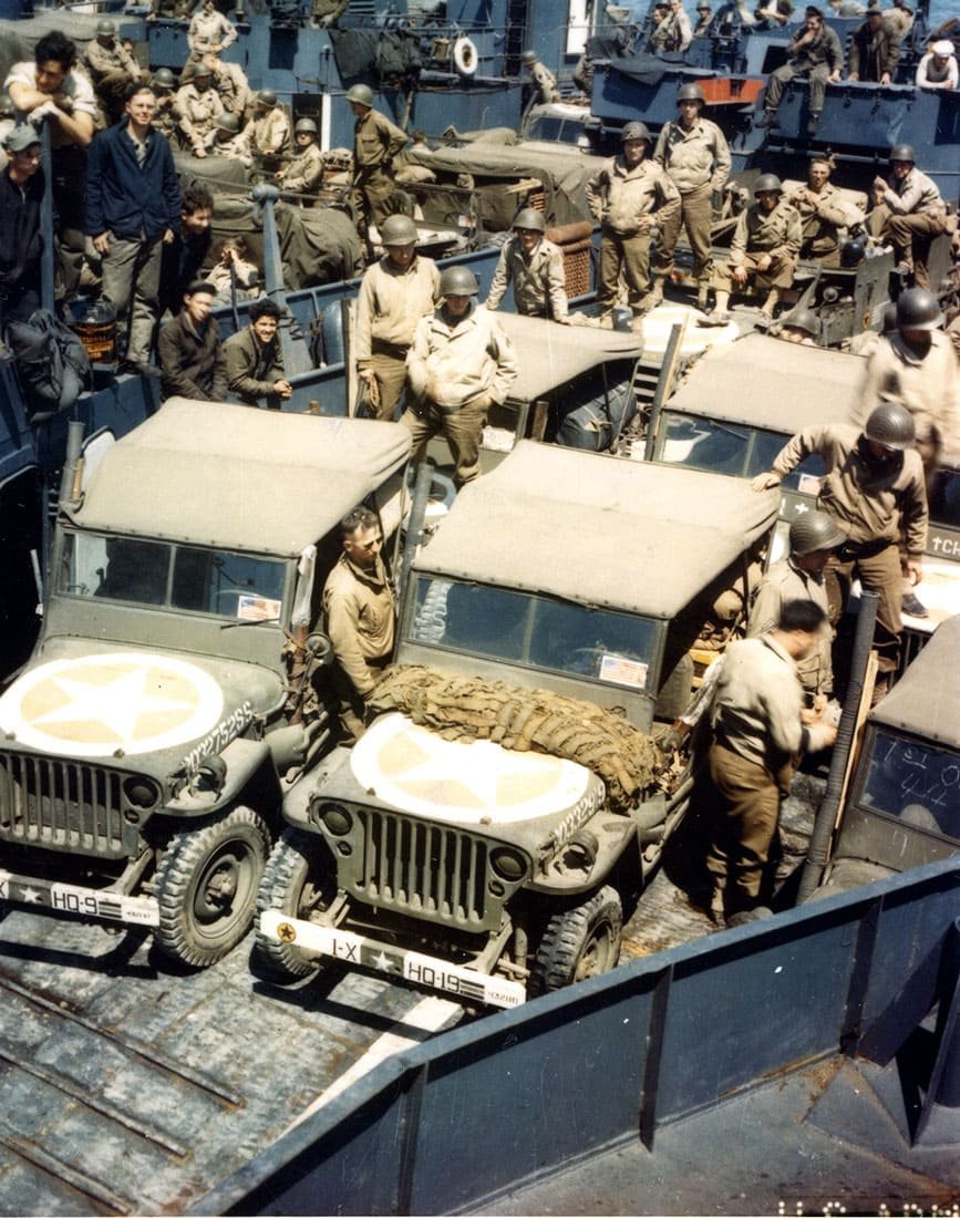 Американские военные машины времен 1944 годов