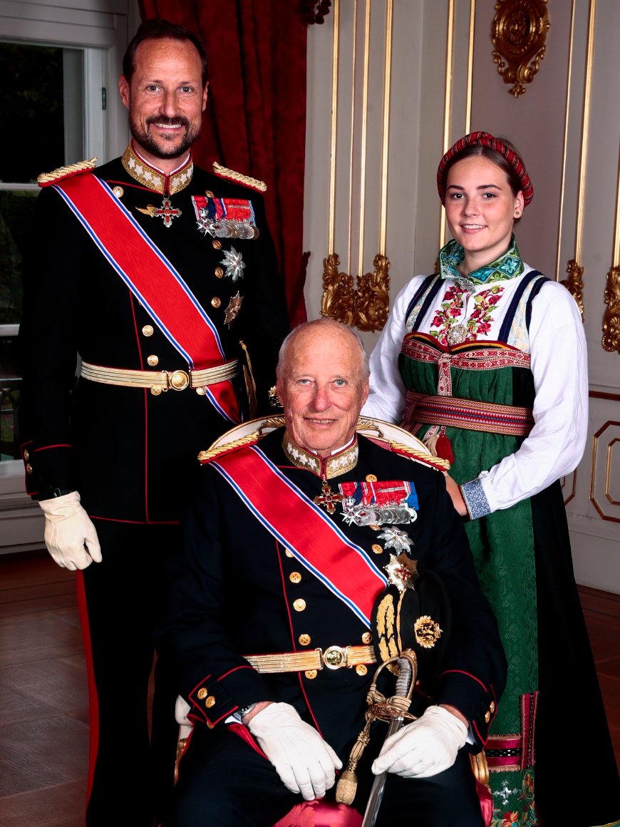 Король Норвегии Харальд v и Королева Соня